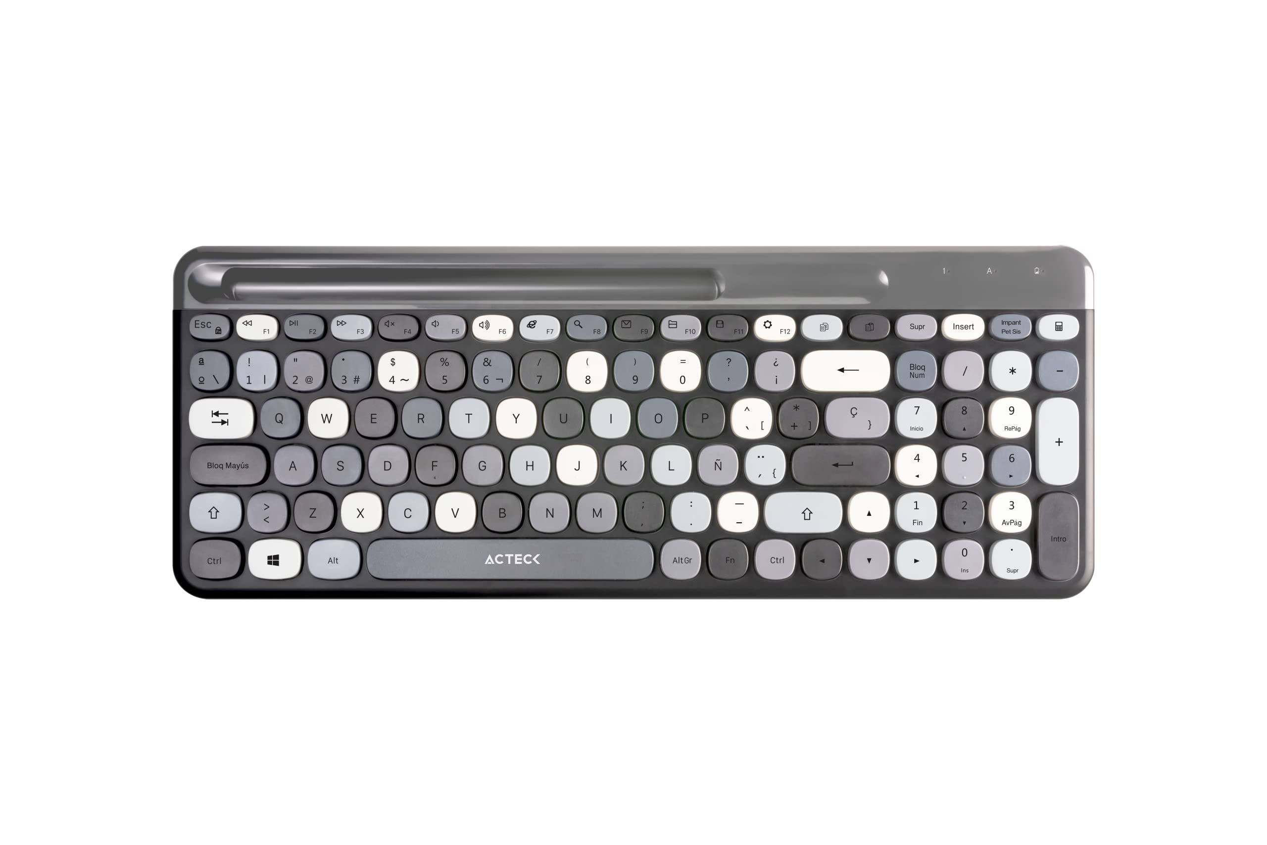 Creator Chic Colors MK470, Combo Teclado y Mouse Inalámbrico, Diseño Vanguardista, Teclado 100% con Teclas de Membrana, Mouse Ergonómico 1600 dpi, 2.4 MHz, Incluye BaterÃas AAA y AA (Negro)_0 Creator Chic Colors MK470, Combo Teclado y Mouse Inalámbrico, Diseño Vanguardista, Teclado 100% con Teclas de Membrana, Mouse Ergonómico 1600 dpi, 2.4 MHz, Incluye BaterÃas AAA y AA (Negro)_0