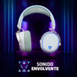Audífonos Game Factor Hsb600, Inalámbrico, Bluetooth, Blanco_4