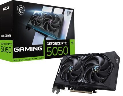 MSI Gaming RTX 5050 8G Gaming OC Tarjeta grÃ¡fica (8GB GDDR6,128 bits, Rendimiento Extremo: 2647 MHz, DisplayPort x3 2.1a, HDMI 2.1b, NVIDIA Blackwell Architecture) RTX 5050 8G GAMINGOC_0