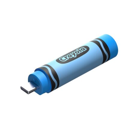 SANDISK - Unidad Flash USB-C Crayola de 256 GB, Color Azul cerÃºleo, hasta 300 MB/s, velocidades de Lectura, USB 3.2 Gen 1, USB Tipo C - Unidad en Forma de crayÃ³n, SDCZIC-256G-G46B_0
