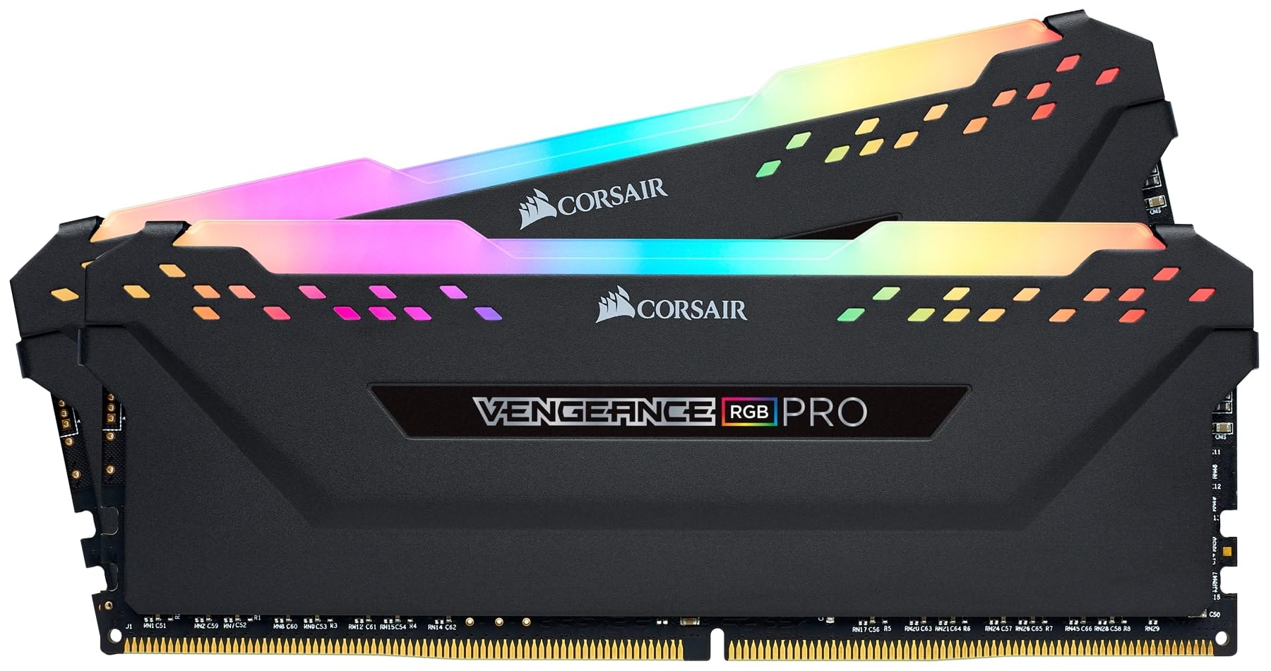 Corsair Vengeance RGB Pro DDR4 32GB (2x16GB) hasta 3200MHz CL16 Memoria per Desktop (Iluminación RGB Dinámica Multizona, XMP 2.0) Negro_0 Corsair Vengeance RGB Pro DDR4 32GB (2x16GB) hasta 3200MHz CL16 Memoria per Desktop (Iluminación RGB Dinámica Multizona, XMP 2.0) Negro_0