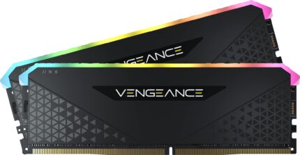 Corsair Vengeance RGB RS DDR4 32GB (2x16GB) hasta 3200MHz C16 Memoria de Sobremesa (IluminaciÃ³n DinÃ¡mica RGB, Tiempos de Respuesta Reducidos, Compatible con Intel & AMD 300/400/500 Series) Negro_0