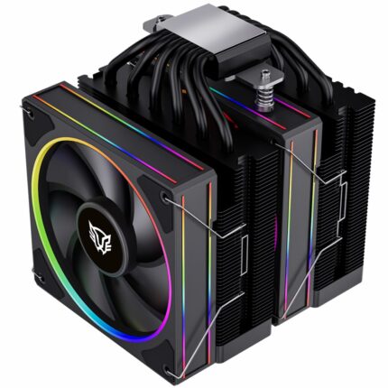 BALAM RUSH Disipador Doble CPU Gamer HELIUX PRO HEX70 120mm ARGB 3pin LGA1851 AM5 600-2000 RPM 4-pin PWM 6 Pipas Negro BR-942003_0