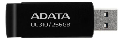 Pen Drive 256 Gb Adata Uc310 Negro Liso_0