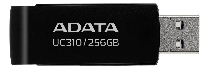 Pen Drive 256 Gb Adata Uc310 Negro Liso_0 Pen Drive 256 Gb Adata Uc310 Negro Liso_0
