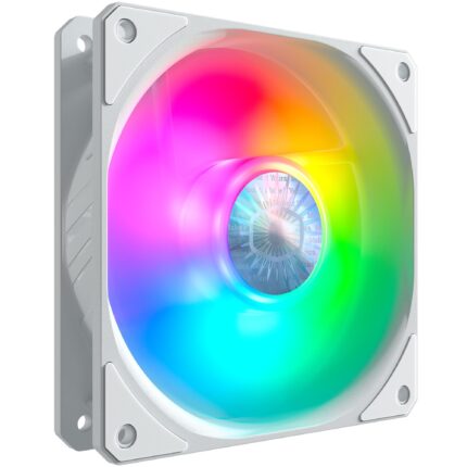 Cooler Master MFX-B2DW-253P2-R2 - Paquete de 3 ventiladores de doble bucle LED, serie MasterFan MF120 HaloÂ² 3 en 1 White Edition_0