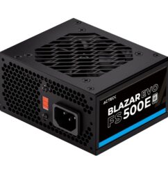 Acteck Fuente de Poder PC 500W Blazar EVO FS500E Slim Micro ATX Negro ES-05002E_0