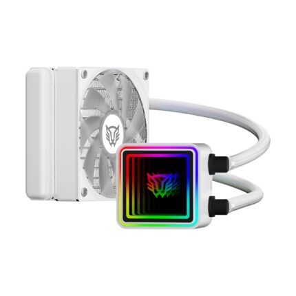 Enfriamiento Liquido Cryo Prism 120/ ARGB/TDP 230W / Compatibilidad AMD + Intel/Caratula Infinito (Blanco)_0
