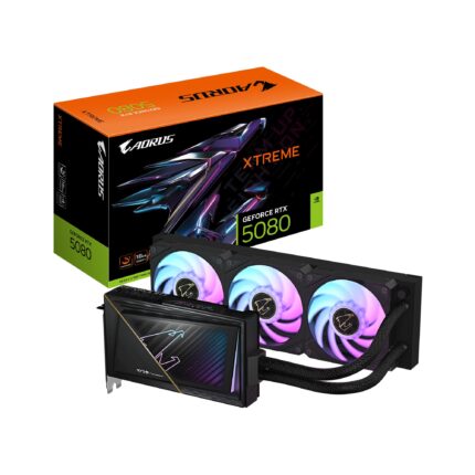 GIGABYTE Tarjeta grÃ¡fica AORUS GeForce RTX 5080 Xtreme WATERFORCE 16G, Sistema de refrigeraciÃ³n Todo en uno, 16 GB GDDR7 de 256 bits, GV-N5080AORUSX W-16GD_0