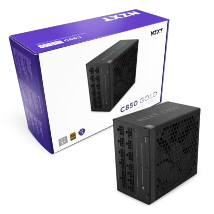 NZXT Fuente de Poder C850 850W 80 Plus Gold Negro ATX 3.1 â PSU Modular Silenciosa para Ensambles Gamer_0
