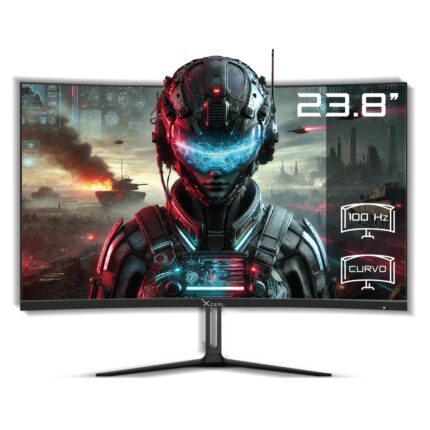 Xzeal Monitor 23.8" Xzeal XST-570-1 Panel Curvo VA FHD 100Hz 5ms 1xVGA + 1xHDMI + Vesa 100x100mm Negro_0